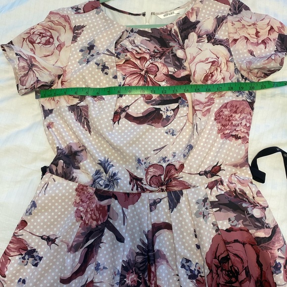 Custom maxi dress - floral pattern - Picture 5 of 5